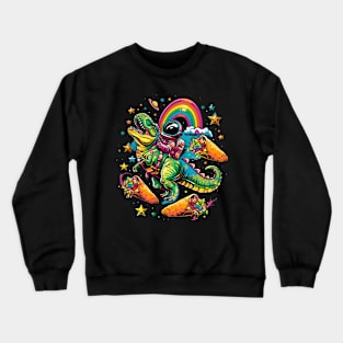 Cat Dinosaur Jungle Crewneck Sweatshirt